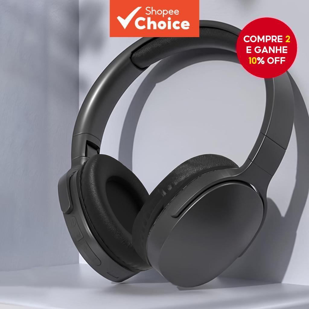 P2961 Fones De Ouvido Sem Fio Bluetooth Som Estéreo HIFI Para Jogos Com Microfone Dobráveis Sobre A Orelha Fone Hi-Fi Re em Oferta na Shopee