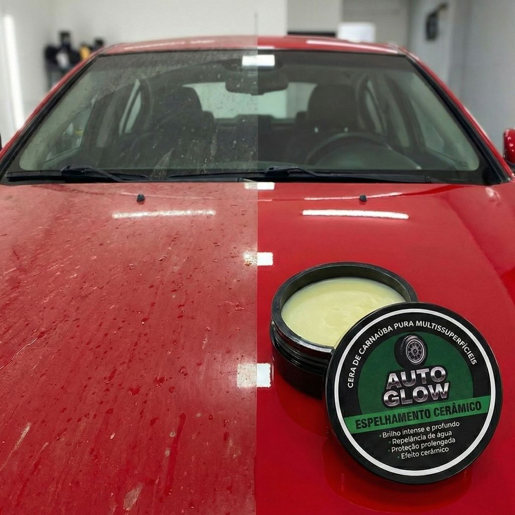 Cera de Espelhamento Auto Glow Recupera Queimado, Disfarça Riscos, Cera de Carnaúba em Oferta na Shopee