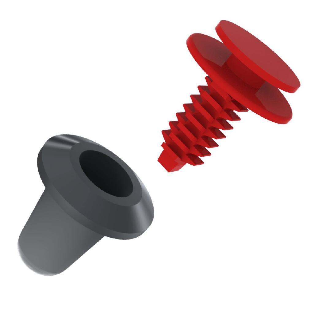 Kit 10 Grampo 10 Bucha Forro Porta Fiat Palio Uno Strada