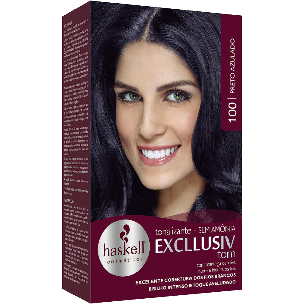 KIT TONALIZANTE 100 PRETO AZULADO 40G em Oferta na Shopee