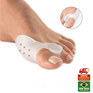 Protetor De Joanete Corretor Dedo Torto Ortopédico de Silicone Gel Par Pés Hallux Valgus Ortopedico Anti Dor em Oferta na Shopee