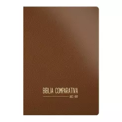 Bíblia Sagrada Edição Comparativa | ARC e NVI | Luxo | Capa Dura | Marrom