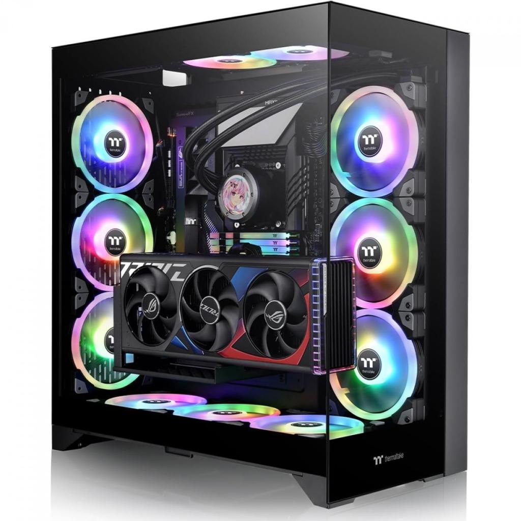Gabinete Gamer Thermaltake CTE E660 MX, Mid Tower, Vidro Temperado, E-ATX, Sem Fonte, Sem Fans, Preto