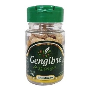 Gengibre Da Natureza Cristalizado Tradicional 40gr em Oferta na Shopee