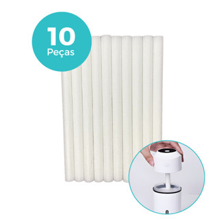 Kit 10 Filtros Algodão Difusor  Refil Umidificador De Ar Ultrassônico Portátil em Oferta na Shopee