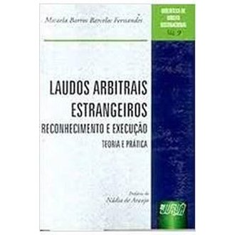 Laudos Arbitrais Estrangeiros autor Micaela Barros Barcelos Fernandes