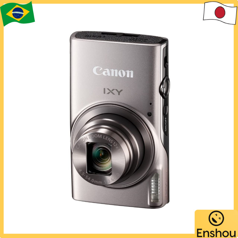 [USED]Do Jopão [USADO] Câmera digital Compacta Canon IXY 650 Silver Optical 12x zoom/Compatível Com Wi-Fi IXY650SL