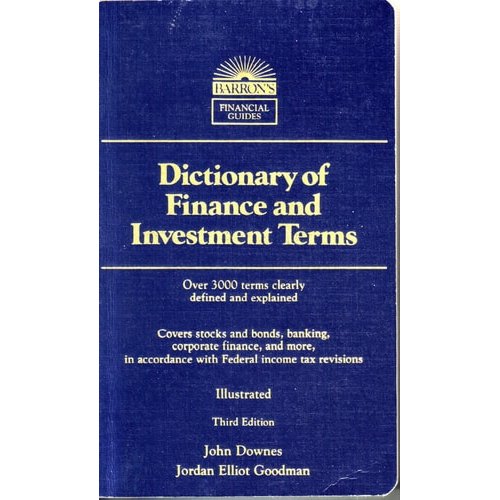 Dictionary Of Finance And Investment Terms de John Downes e Jordan Elliot Goodman 7762680