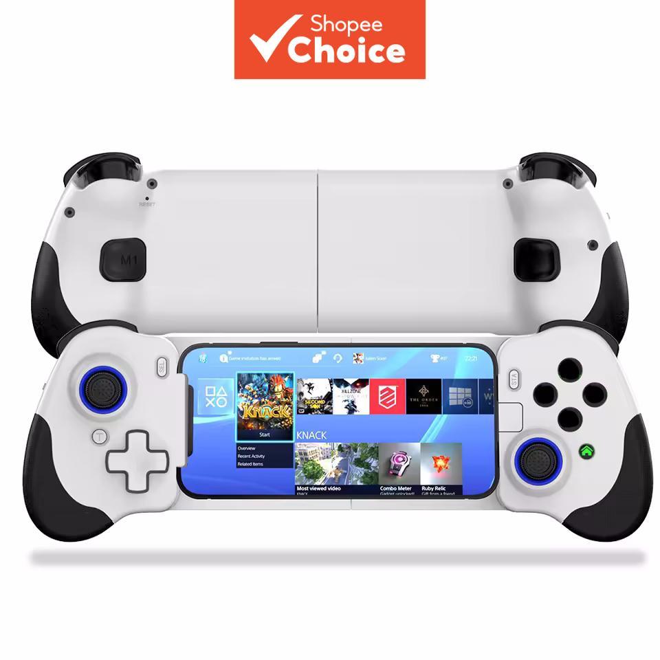 Controle de Jogo Gamepad para iPhone iOS 15 16 e Android, Controle Cloud USB Trigger, Mando para Celular com Conexão