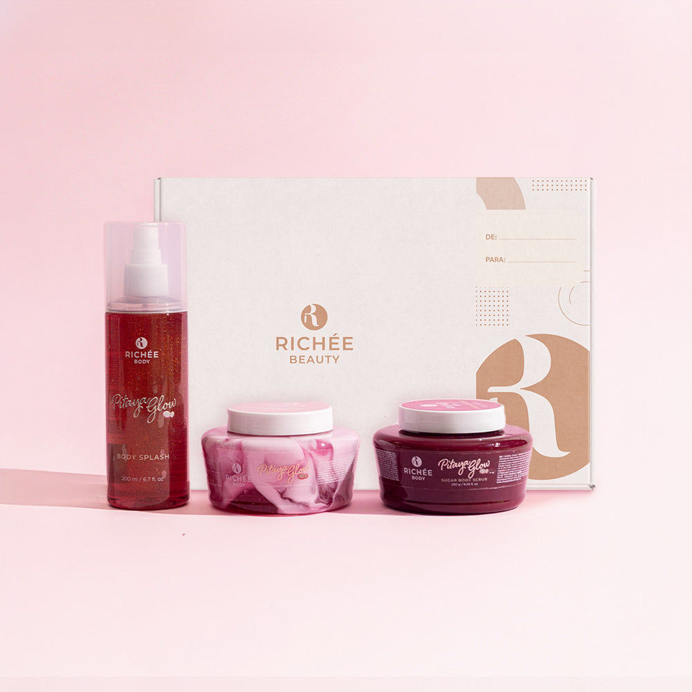 Richée Body Kit Esfoliante, Geleia e Body Splash Pitaya