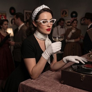 Acessórios Rockabilly Quentes Conjunto De Fantasia Dos Anos 1950 Roupas 50 Traje Cosplay De Halloween