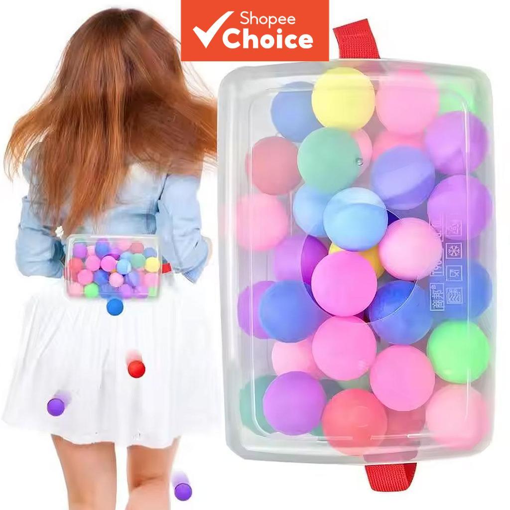Jogo De Festa Familiar Ao Ar Livre Shake Ball Box 1 Conjunto Com 30 Bolas Coloridas Perfeitas Para O Aniversário De Nata
