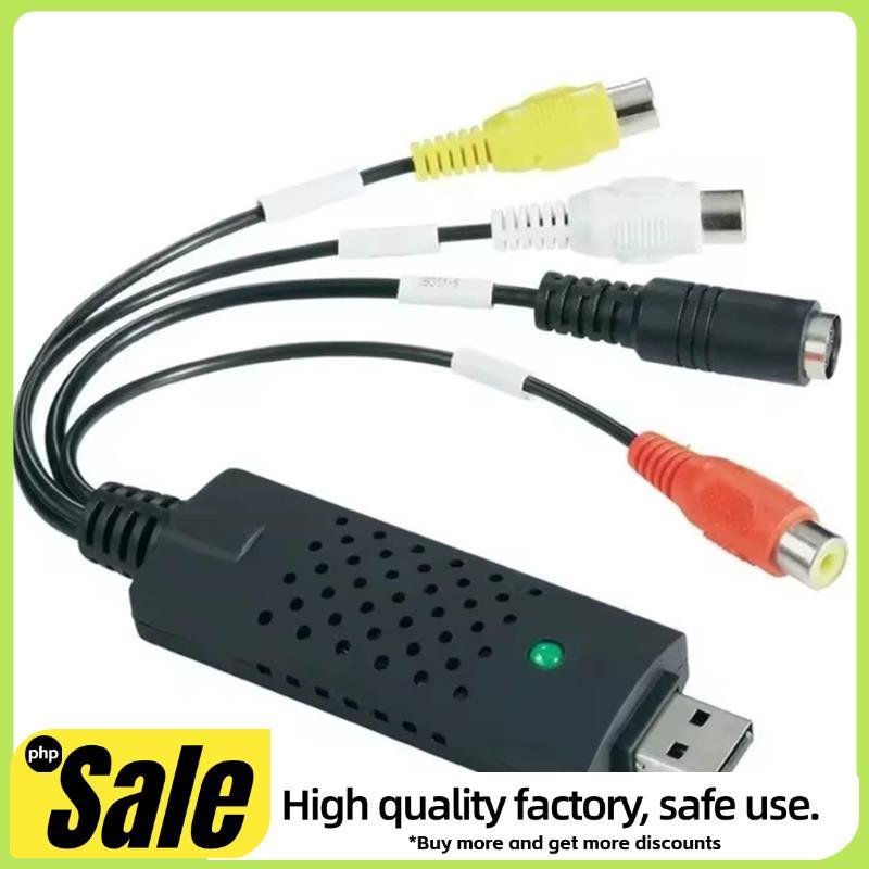 Placa Adaptadora De Captura De Áudio Para TV DVD USB 2.0 Conversor E Vídeo Fácil Tampa