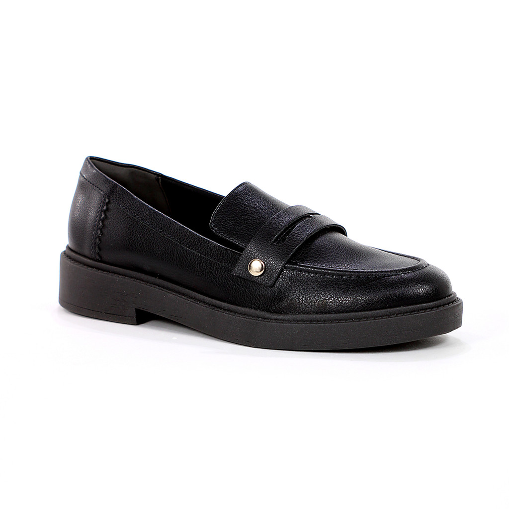 Mocassim Anacapri Bold Pala Removível Preto - Feminino