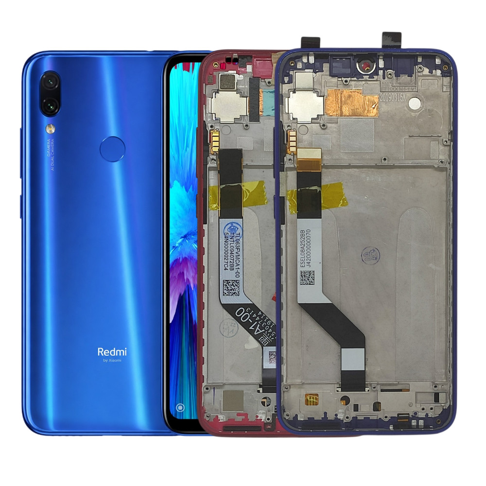 Tela Redmi Note 7 / 7 Pro Display LCD IPS Original Frontal  Com Aro Moldura Módulo 60 Hz 6.3''