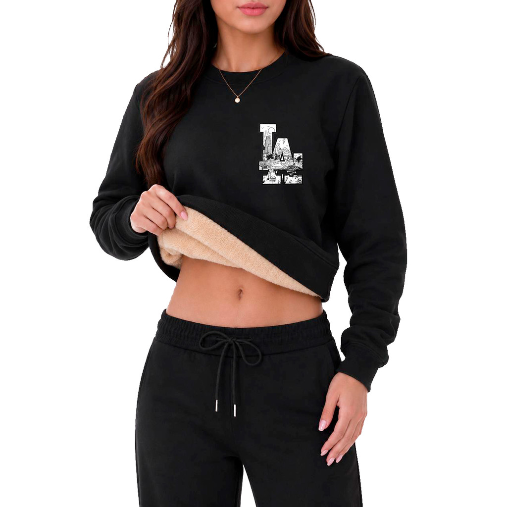 Moletom Peluciado Feminino Lan De Carneiro Importado Casaco Feminino Luxo
