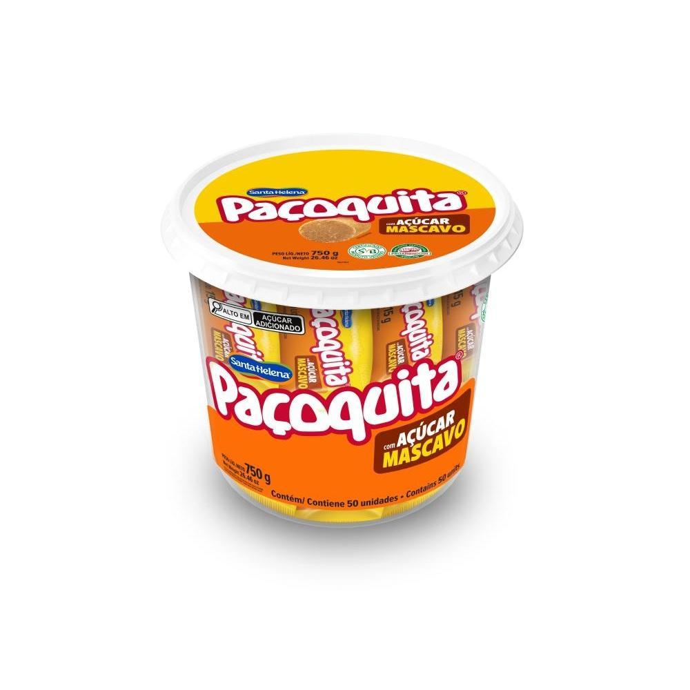 Paçoquita Mascavo Santa Helena Pote 750g