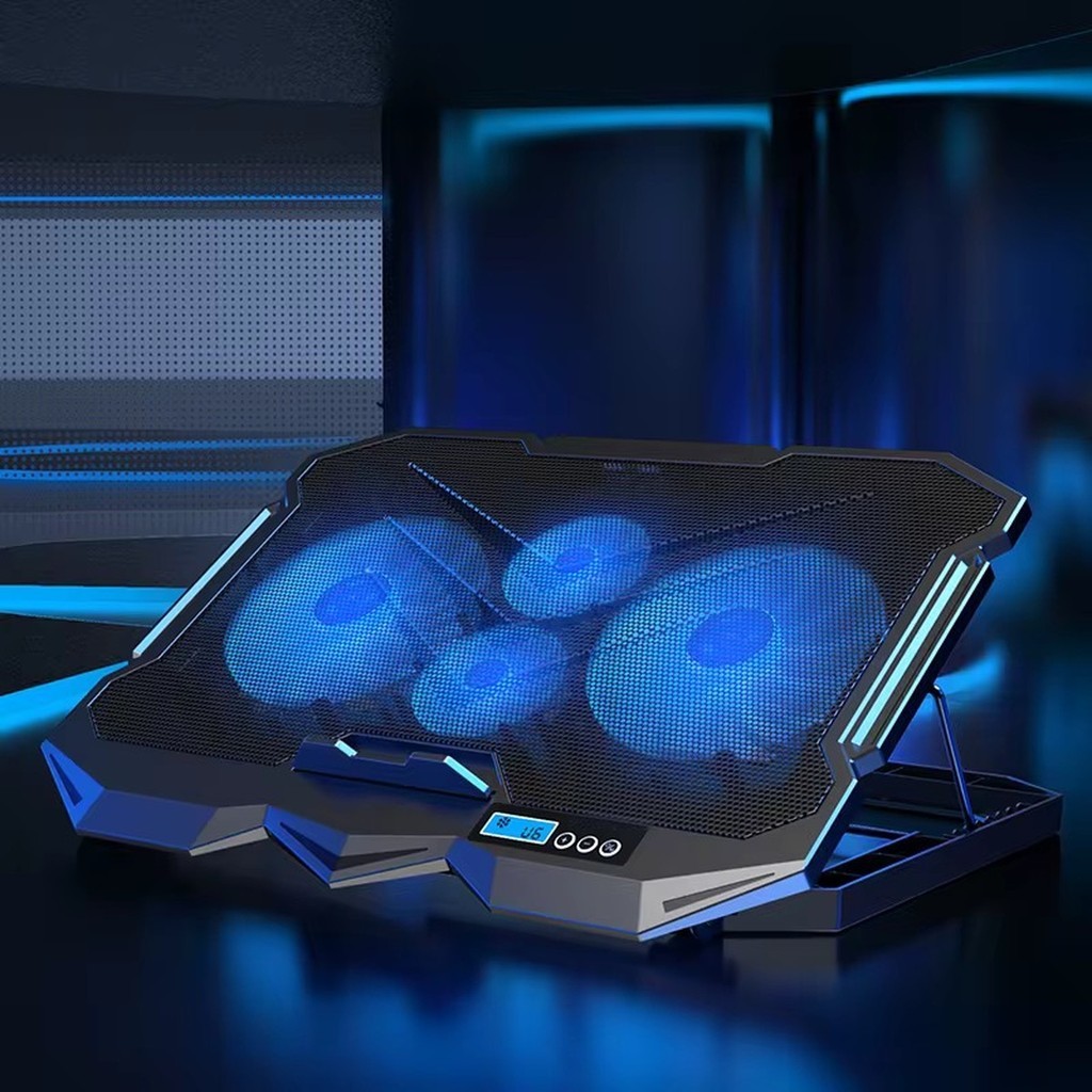 Cooler para Notebook Base Resfriadora 4 Fans LED Azul 2 USB Alta Ventilação DELTA-B1142G — imagem 2 de 2