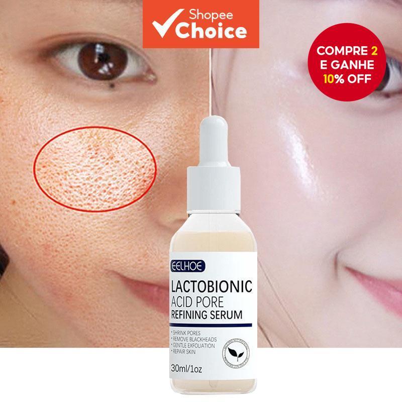 FDA Ácido Lactobiônico Soro De Hialurônico Hidratante Poros Suaves Essência De Reparo Firme