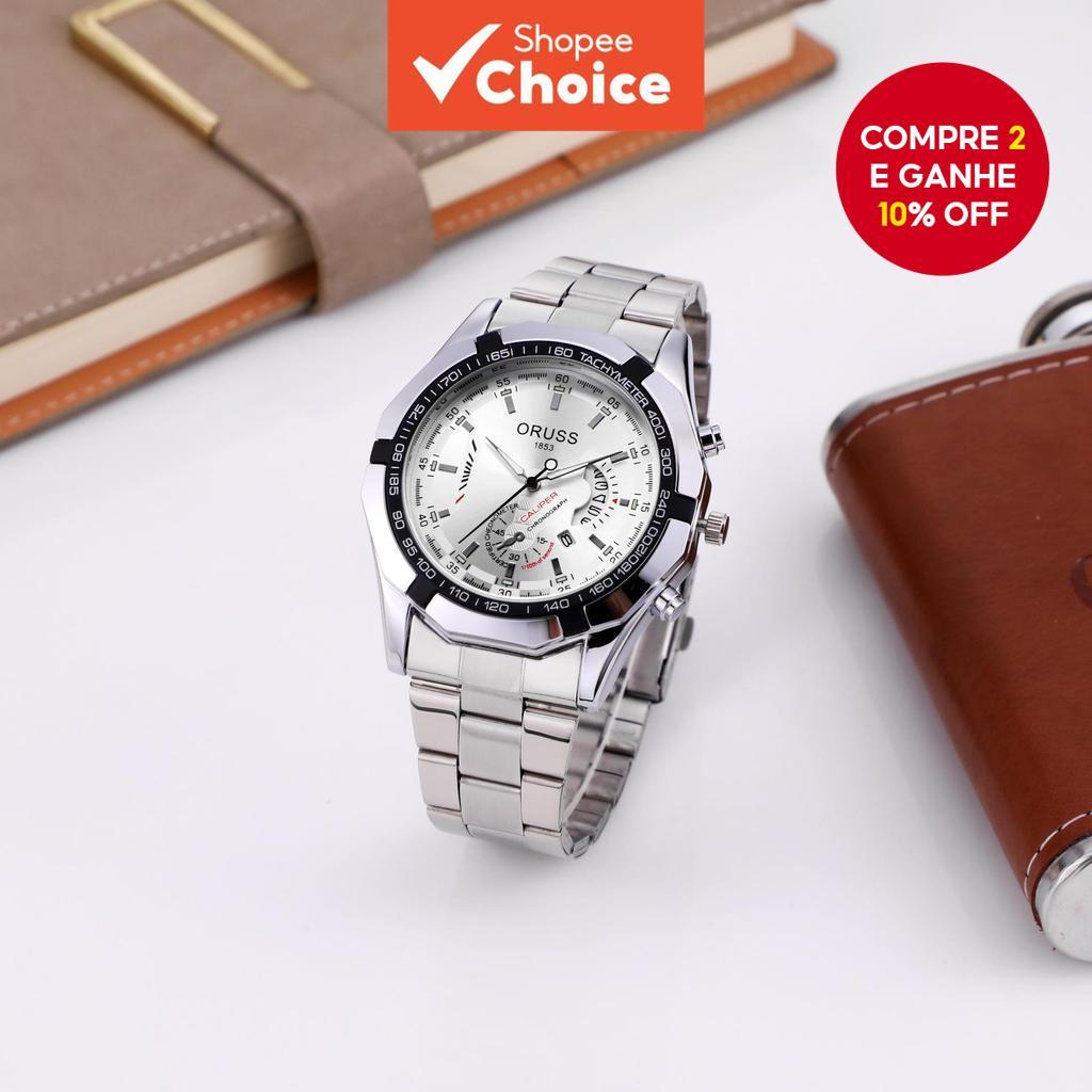 Novo relógio masculino luminoso à prova d'água estudante versão coreana moda relógio de quartzo dominador em Oferta na Shopee