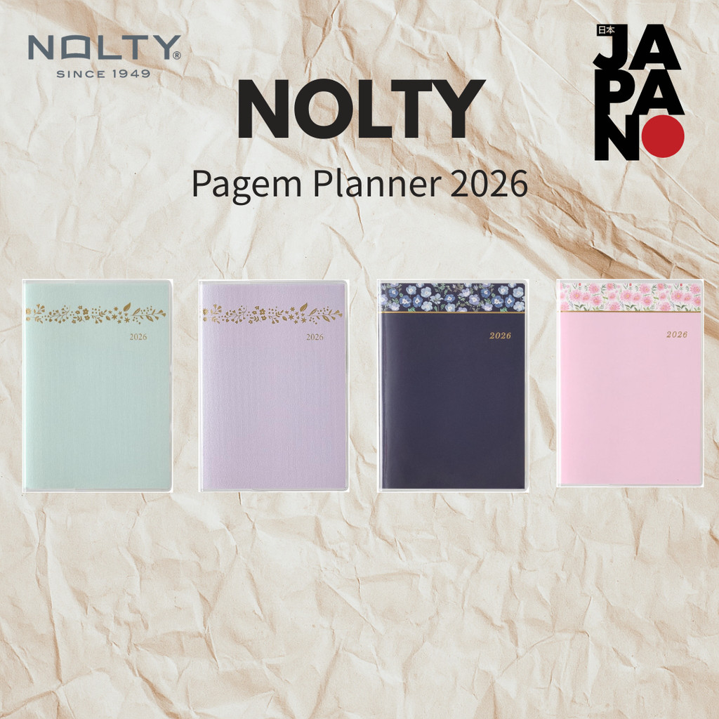 NOLTY Payjem Planner 2026 A6 Monthly Aida Memo Lavender 2715 (November 2025 Start)