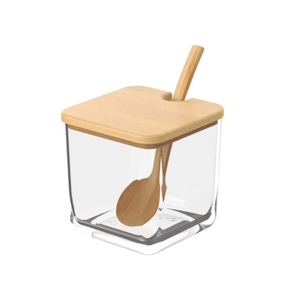 Porta Condimentos em Bambu com Colher Coza Brisa Brinox - 40659/3009