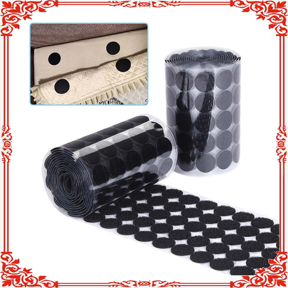 800 pares redondos autoadesivos velcro velcro diâmetro 2cm adesivos de velcro itens pequenos