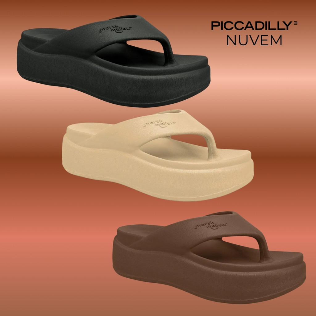 Chinelo Piccadilly Plataforma Nuvem Levíssimo Ortopédico 246003