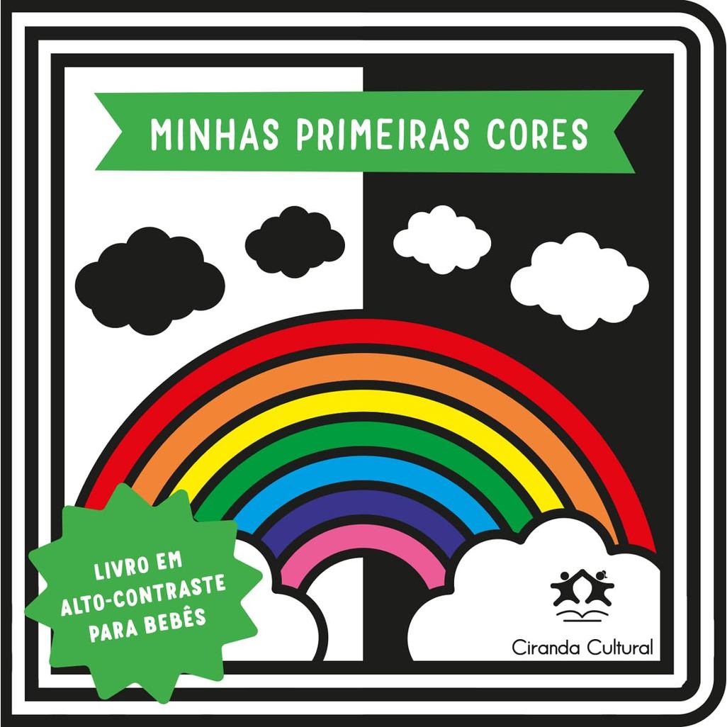 Minhas Primeiras Cores | Livro em Alto Contraste