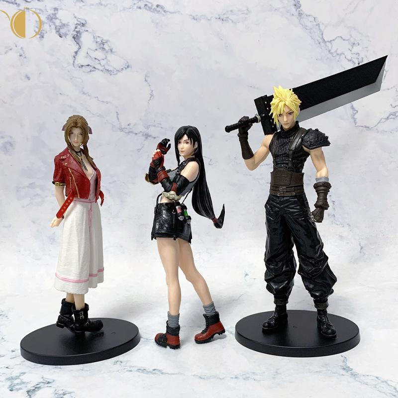 Figura De Ação Final Fantasy VII Remake Cloud Strife-Boneca Modelo De Mão Shinra Warrior