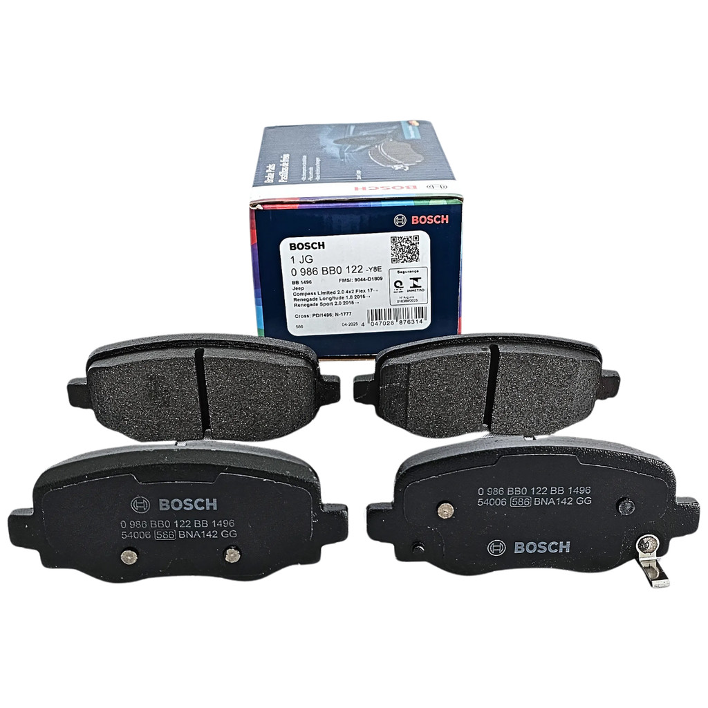 Pastilha Freio Traseiro Semimetálica Original Bosch BB1496