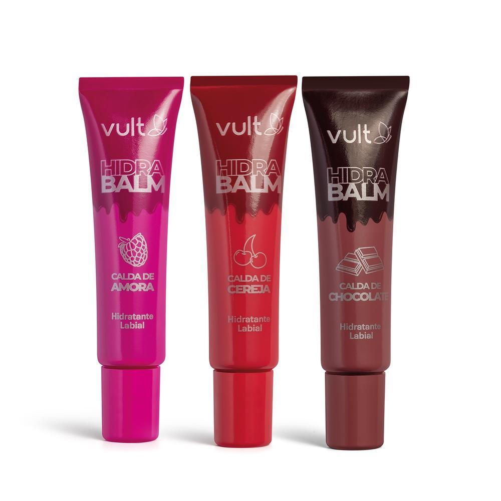 Combo Hidra Balm Caldas: Cereja 12ml + Amora 12ml + Chocolate 12ml em Oferta na Shopee
