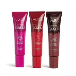 Combo Hidra Balm Caldas: Cereja 12ml + Amora 12ml + Chocolate 12ml