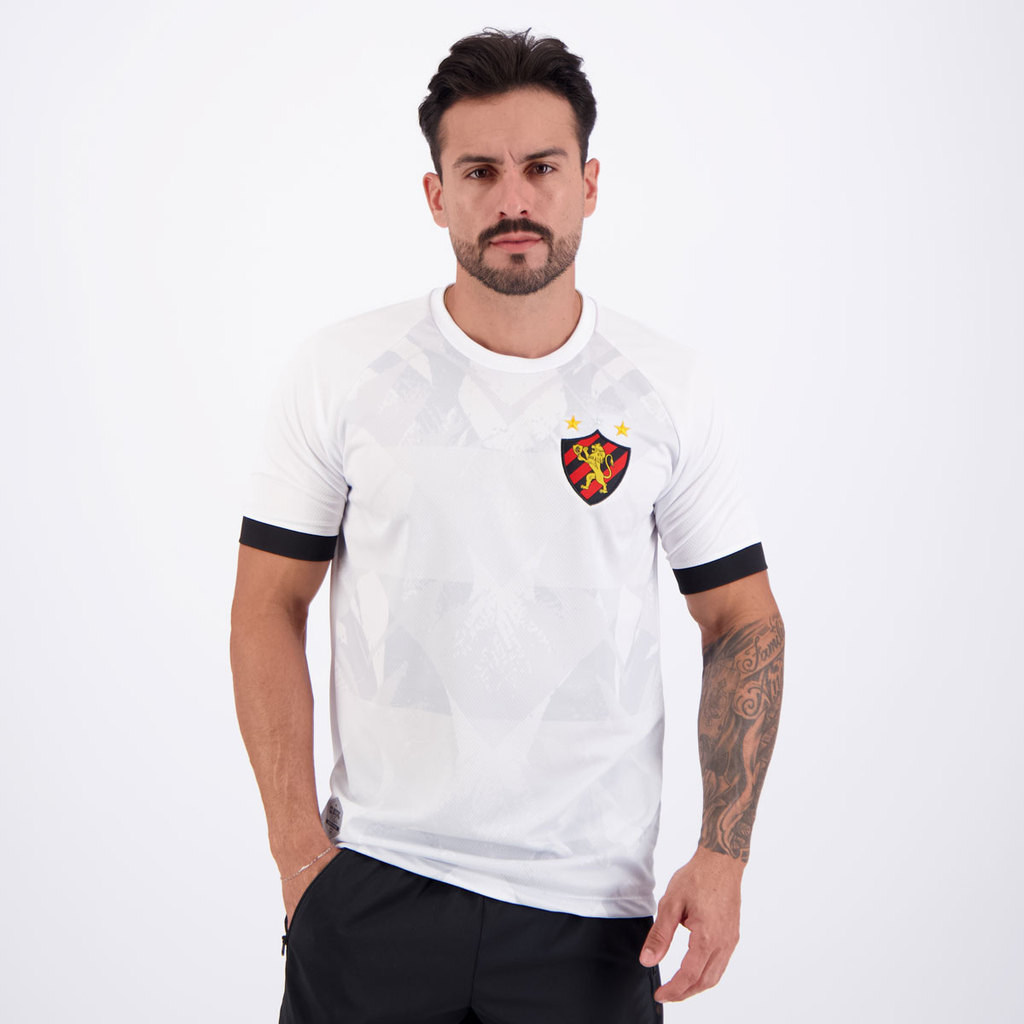 Camisa Sport Recife Classic Branca em Oferta na Shopee