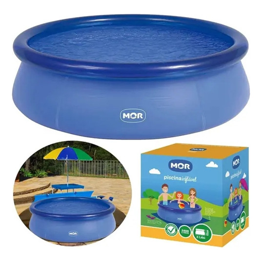Piscina Splash Fun Redonda Inflável 2400 Litros - Mor em Oferta na Shopee