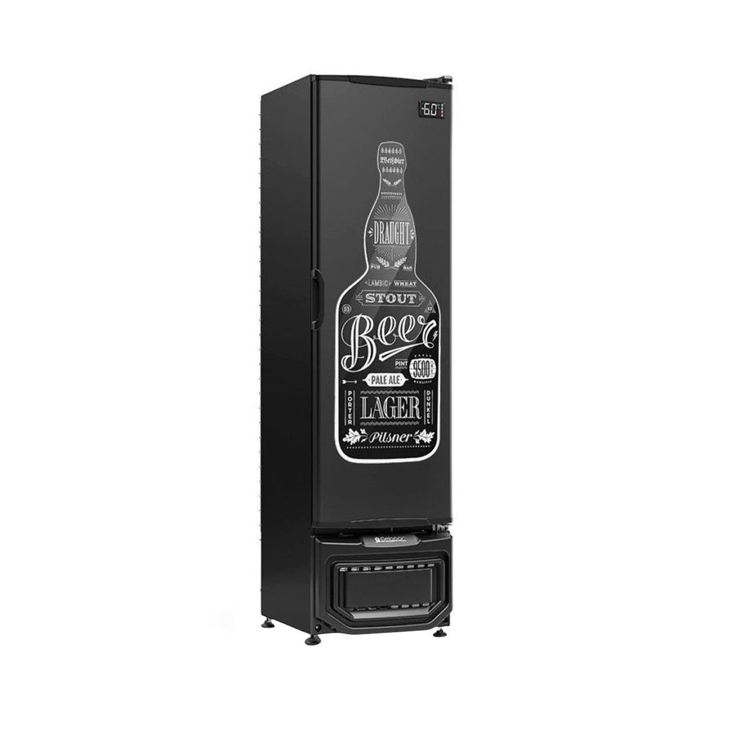 Cervejeira Vertical Gelopar GCB-23E PR Preta 228 LT