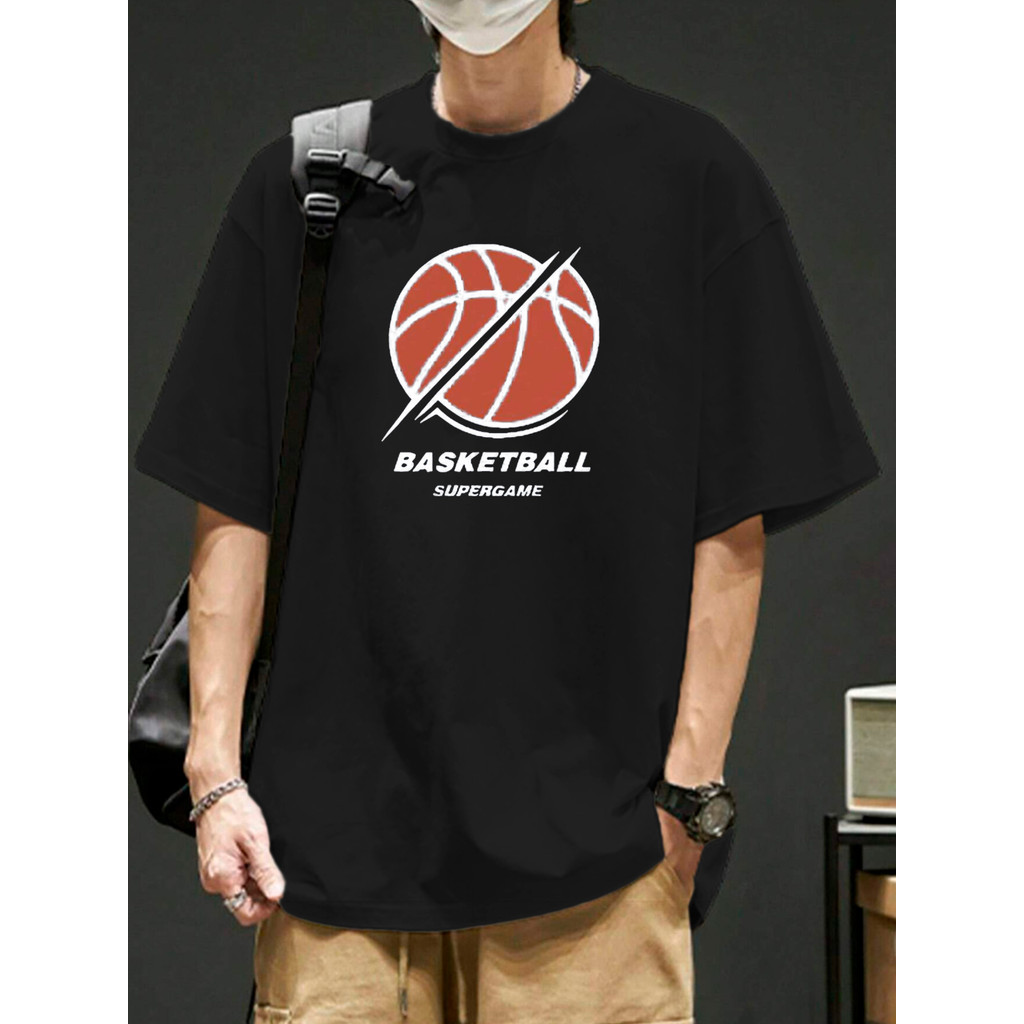 Camiseta Oversized Supergame Basketball Estilo Moderno Streetwear Masculina Esportiva Camisa Larga