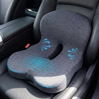 Almofada De Assento De Carro De Espuma ZUAMEGUMemory – Ergonômica Para Motorista Ciática & amp ; Dor No Cóccix , Antider
