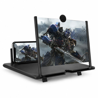 Lupa de Tela 3D para Celular 12 Polegadas Dobrável Amplificador de Vídeo HD Portátil