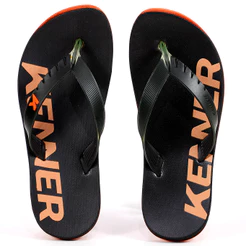 Chinelo Kenner Red Preto e Laranja - Masculino