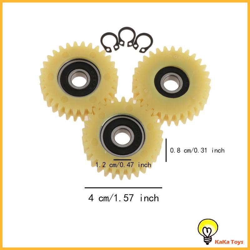 [Naruhodo] Conjunto De 3 Engrenagens Planetárias Para Motor De Bicicleta Elétrica , Rolamento Planetário , Furo De 8 Mm