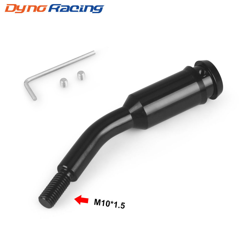 Alavanca de extensão de alavanca de engrenagem modificada para carro, rosca externa M10 * 1.5, rosca interna M12 * 1.25,
