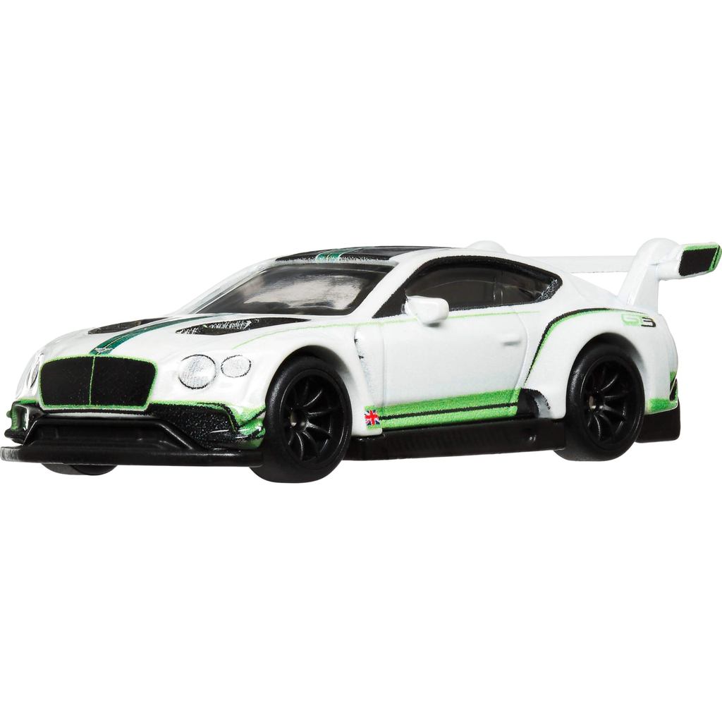 Hot Wheels Car Culture Race Day 2018 Bentley Continental GT3 Veículo Brinquedo Mini Carro de 3 anos ou mais Branco HRV93