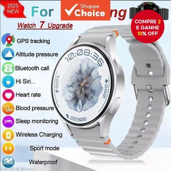 Relógio Inteligente Samsung Smart Watch 7 Max Com Tela Amoled, Chamada De Voz, Nfc, Gps, Monitor De Saúde