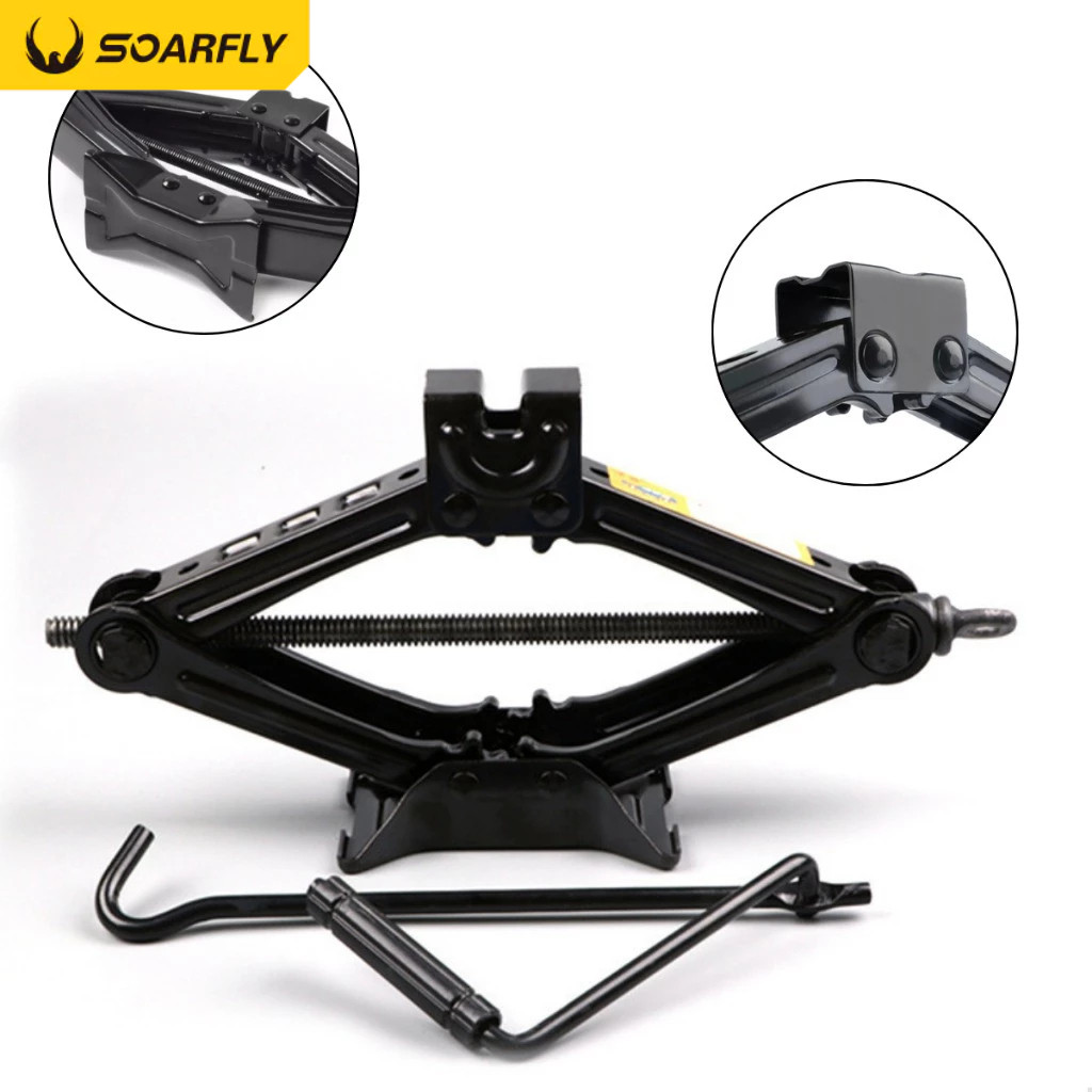 Macaco Sanfona de Carro Suporta 2 Toneladas 2000 kgs Jacaré Universal Original para Troca de Pneu em Oferta na Shopee