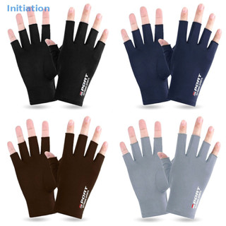 Iniciação Luvas De Pesca Anti-UV Homens Mulheres Derrapante Primavera Verão Gelo Esportivas De Ciclismo Respirável em Oferta na Shopee