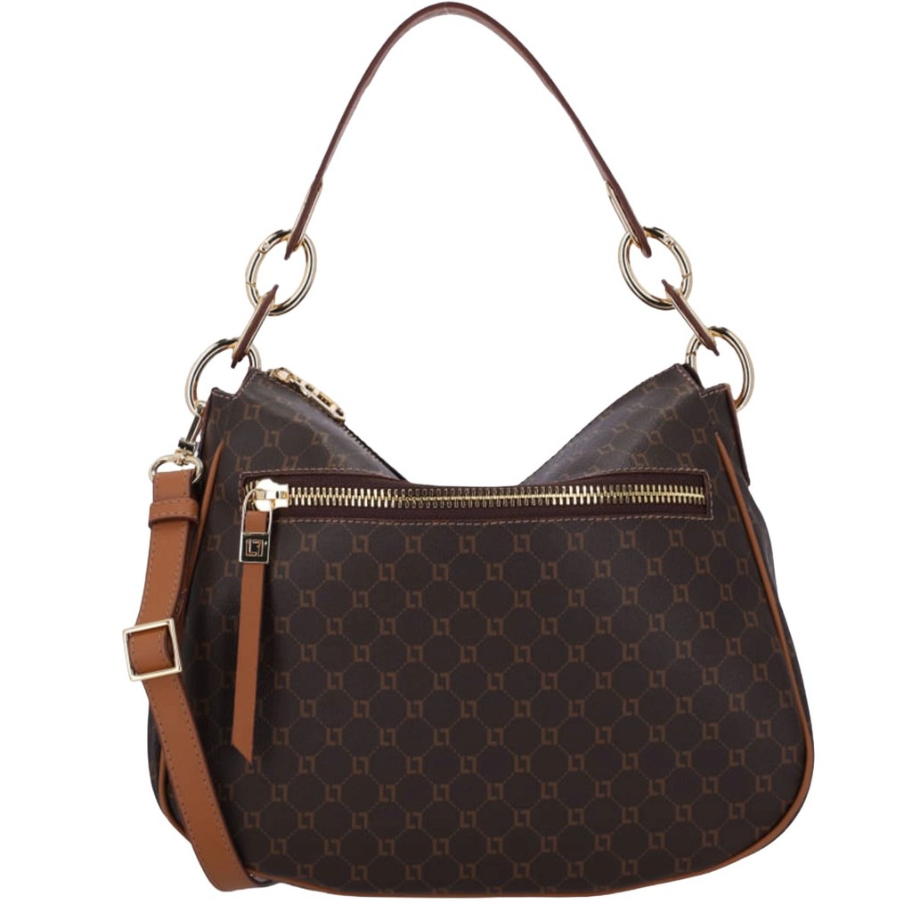 BOLSA LUZ DA LUA HOBO GRANDE MONOGRAMA LI MOCCA