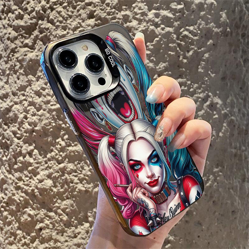 Capinha O Coringa Louco e a Arlequina para iPhone 11 12 13 xr xs max 14 15 16 17 pro max 14 15 plus 14 pro capa — imagem 2 de 2
