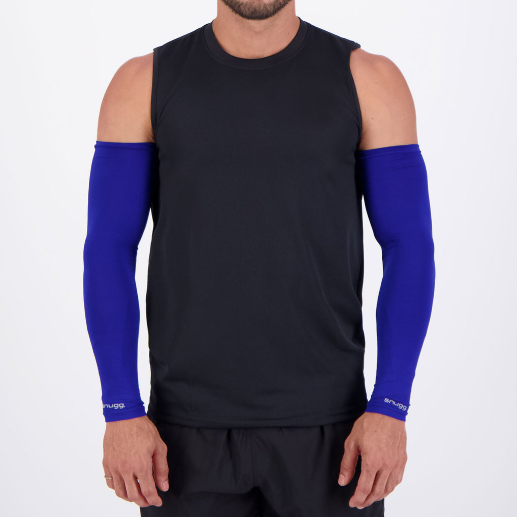 Manguito Snugg UV50+ Longo Azul