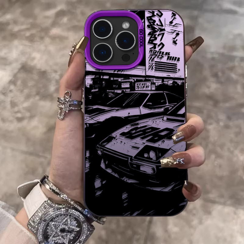 Capinha Grafite Carro Vintage Anti-impacto Caso De Telefone Para iPhone 17 16 pro max 11 12 13 14 15 plus ca em Oferta na Shopee